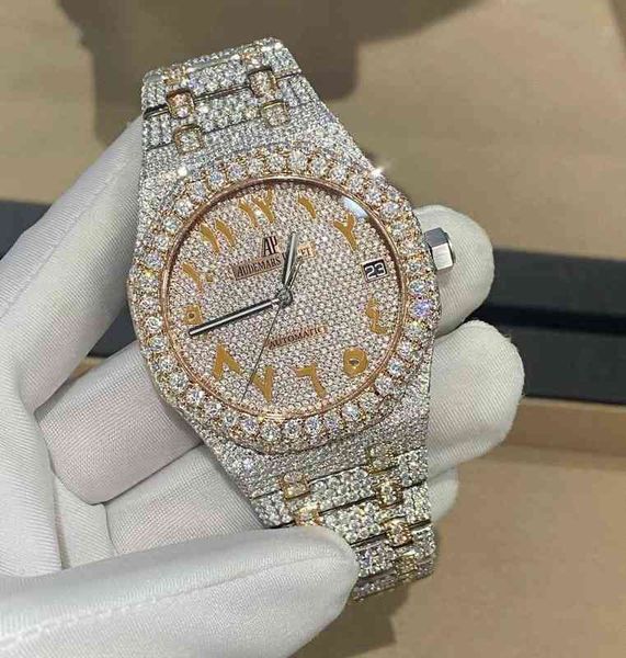 cashjin icedout watch men luxury wrist watch bling iced out vvs moissanit diamond watch 8oh30896666111, Slivery;brown
cashjin icedout watch men luxury wrist watch bling iced out vvs moissanit diamond watch 8oh30896666111, Slivery;brown