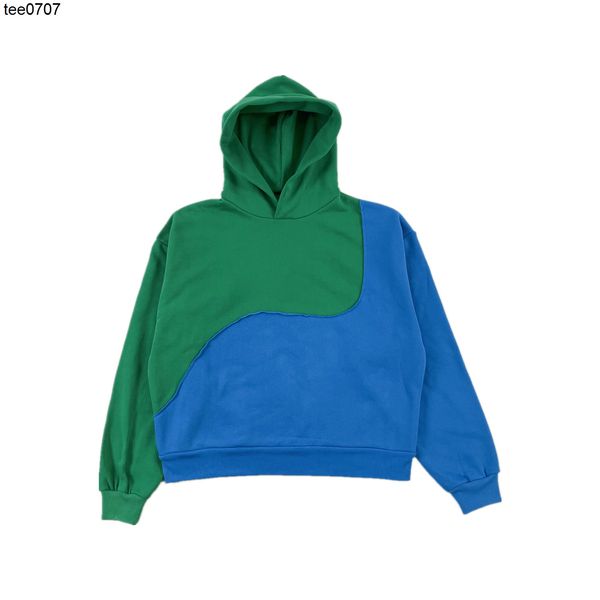 designer men's sports hoodies 21ss autumn loose green and blue stitched hoodie same hoodie trend, Black
designer men's sports hoodies 21ss autumn loose green and blue stitched hoodie same hoodie trend, Black