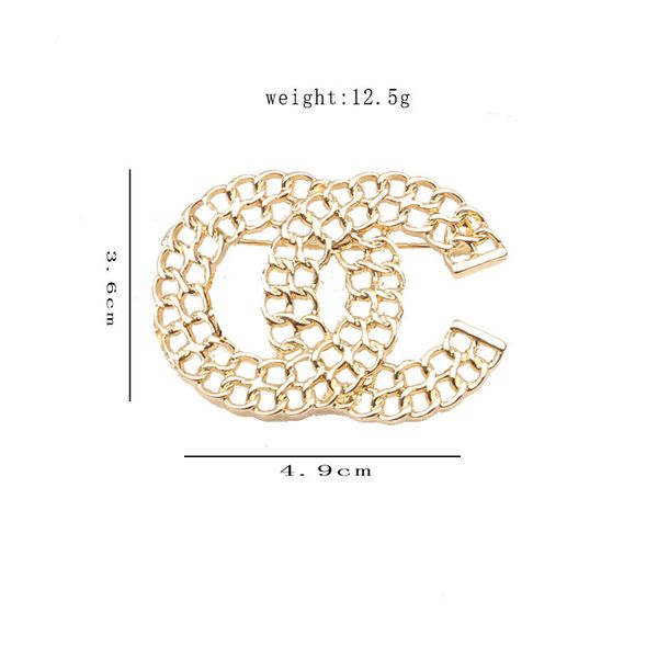 men womens sweater suit collar pin brooches simple fashion designer brand double letter brooche luxury hi-q gold plated wedding clothing jew, Gray
men womens sweater suit collar pin brooches simple fashion designer brand double letter brooche luxury hi-q gold plated wedding clothing jew, Gray
