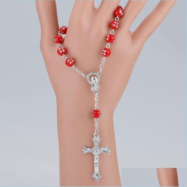 charm bracelets cross pendant jesus bracelets bangle religious jewelry 8mm colorf acrylic beads rosary bracelet for women m newdhdhudb, Golden;silver
charm bracelets cross pendant jesus bracelets bangle religious jewelry 8mm colorf acrylic beads rosary bracelet for women m newdhdhudb, Golden;silver