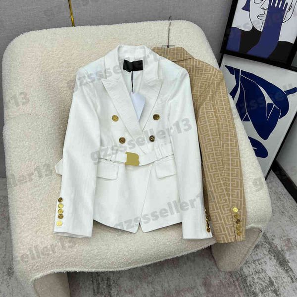 designer womens jacket fashion brand classic pattern jacquard denim jacket luxury belt-embellished tunic double-breasted blazer women clothi, Black;brown
designer womens jacket fashion brand classic pattern jacquard denim jacket luxury belt-embellished tunic double-breasted blazer women clothi, Black;brown