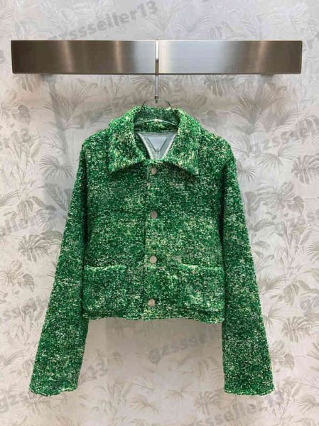 womens jacket green short tweed jacket fashion brand single-breasted lapels autumn jackets designer women clothing 0912, Black;brown
womens jacket green short tweed jacket fashion brand single-breasted lapels autumn jackets designer women clothing 0912, Black;brown