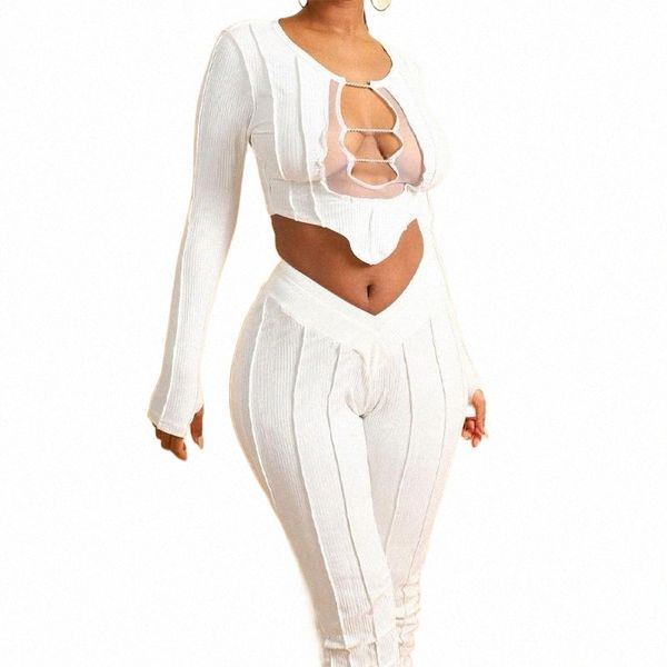 women's tracksuits cutubly women set outifts hollow out ribbed long sleeve 2 piece autumn winter solid patchwork pants tracksuit women&, Gray
women's tracksuits cutubly women set outifts hollow out ribbed long sleeve 2 piece autumn winter solid patchwork pants tracksuit women&, Gray