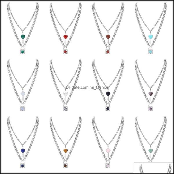 pendant necklaces dainty layered alloy lock and key choker jewelry for men girl boys women gemstone pendant chain neckla dhseller2010 dh0ob, Silver
pendant necklaces dainty layered alloy lock and key choker jewelry for men girl boys women gemstone pendant chain neckla dhseller2010 dh0ob, Silver