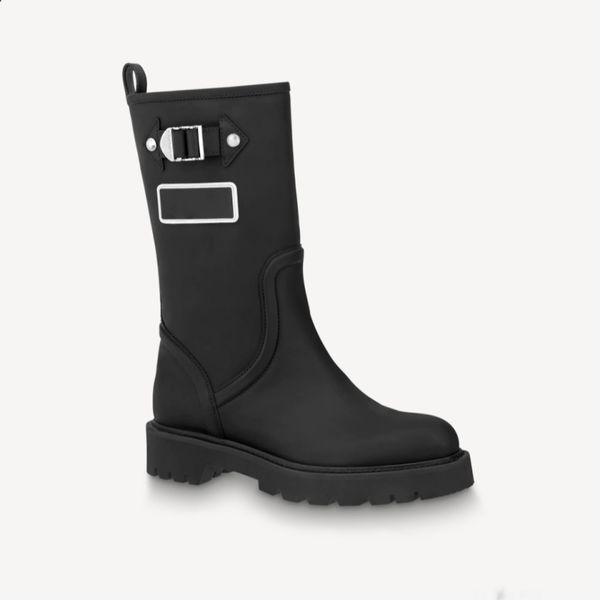 explosion woman territory flat half boot 1a9h8f classic rain boot rubber-effect calf leather rubber tag engraved silver-tone buckle studs de, Black
explosion woman territory flat half boot 1a9h8f classic rain boot rubber-effect calf leather rubber tag engraved silver-tone buckle studs de, Black