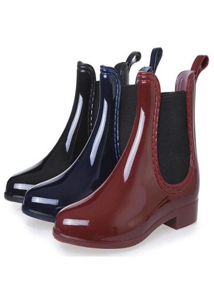 rubber boots waterproof trendy jelly women ankle rain boot elastic band solid color rainy shoes women, Black;red
rubber boots waterproof trendy jelly women ankle rain boot elastic band solid color rainy shoes women, Black;red