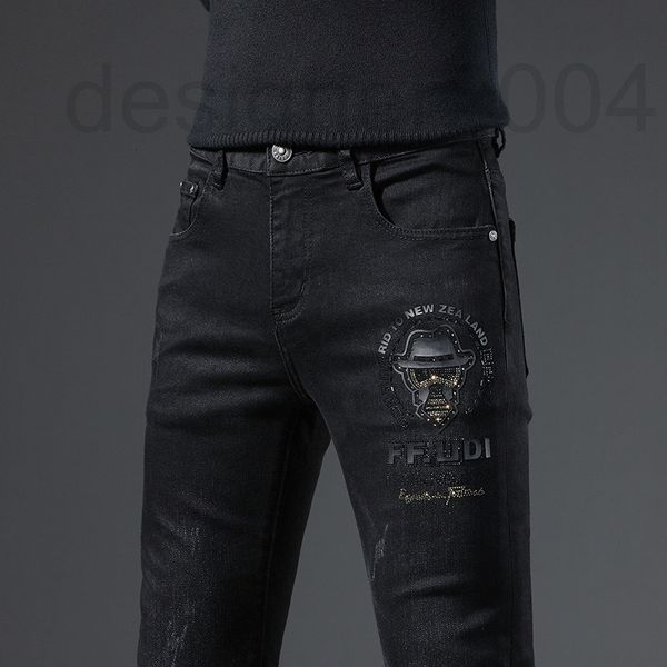 men's jeans designer 2022 style light luxury fashion black little devil small straight pants elastic jdv7, Blue
men's jeans designer 2022 style light luxury fashion black little devil small straight pants elastic jdv7, Blue