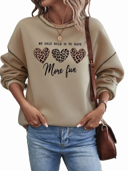 women's hoodies & sweatshirts slogan & leopard print drop shoulder sweatshirt 70ex#, Black
women's hoodies & sweatshirts slogan & leopard print drop shoulder sweatshirt 70ex#, Black