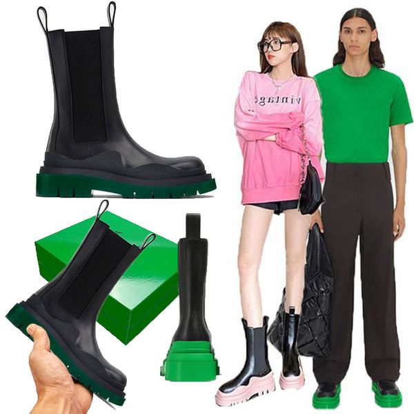 women bottega black/green soles boots hipster luxury man tire leather chelsea booties men platform chunky shoes lady knight high-boots desig
women bottega black/green soles boots hipster luxury man tire leather chelsea booties men platform chunky shoes lady knight high-boots desig