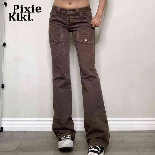 women's jeans pixiekiki indie y2k low rise jeans grunge brown pockets denim trousers streetwear vintage cowgirl pants woman 2022 p84-de, Blue
women's jeans pixiekiki indie y2k low rise jeans grunge brown pockets denim trousers streetwear vintage cowgirl pants woman 2022 p84-de, Blue
