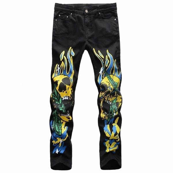 men's jeans men's jeans men's skull 3d print streetwear flame paintedv slim straight stretch denim pants trousers black white, Blue
men's jeans men's jeans men's skull 3d print streetwear flame paintedv slim straight stretch denim pants trousers black white, Blue
