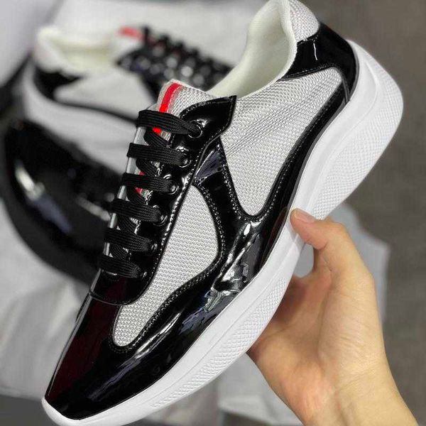 2020 men america cup designer sneakers patent leather flat trainers black blue mesh lace-up nylon casual shoes outdoor shoes hop999
2020 men america cup designer sneakers patent leather flat trainers black blue mesh lace-up nylon casual shoes outdoor shoes hop999