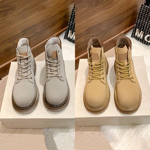 designer matin boot jc normancho lace-up leather boots grey yellow platform booties women casual sneakers luxury womens shoes size 35-41, Black
designer matin boot jc normancho lace-up leather boots grey yellow platform booties women casual sneakers luxury womens shoes size 35-41, Black