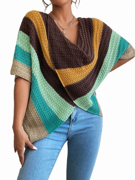 women's sweaters color block draped batwing sleeve wrap hem sweater e8xh#, White;black
women's sweaters color block draped batwing sleeve wrap hem sweater e8xh#, White;black