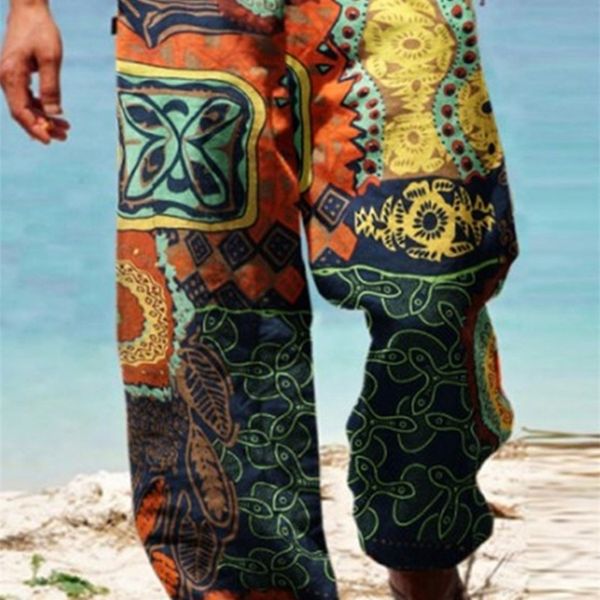 men's pants summer men baggy pants casual printed design wide leg trousers retro vintage beach hawaiian plus size loose pants man stree, Black
men's pants summer men baggy pants casual printed design wide leg trousers retro vintage beach hawaiian plus size loose pants man stree, Black
