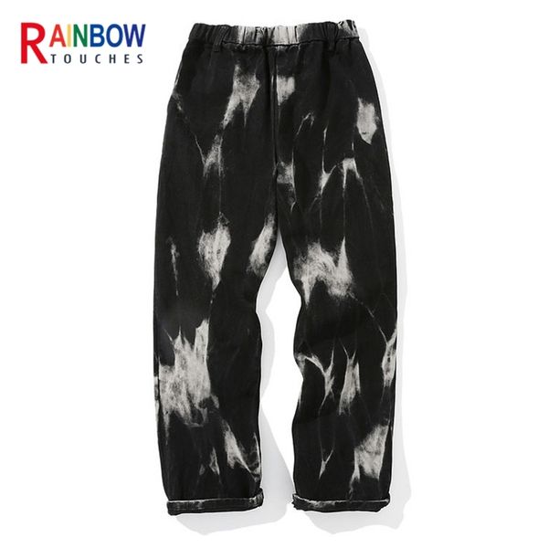 men's pants rainbowtouches pants tie dye printing high street hip hop loose casual couple cargo straight aesthetic pant women and men 2, Black
men's pants rainbowtouches pants tie dye printing high street hip hop loose casual couple cargo straight aesthetic pant women and men 2, Black