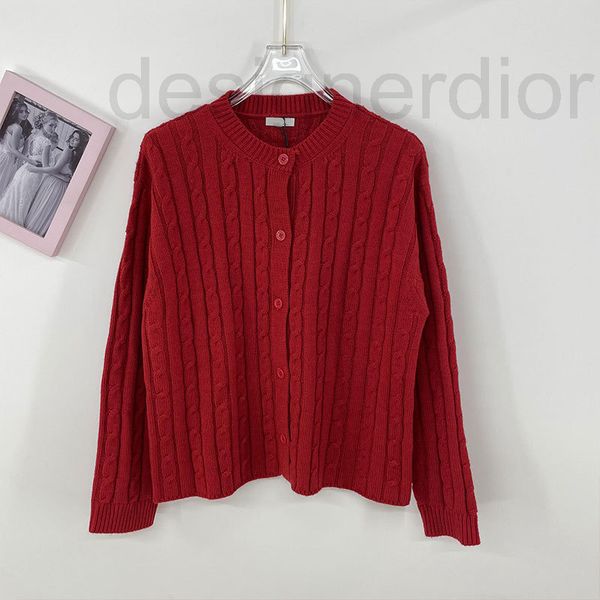 women's knits & tees designer family round neck single breasted cardigan long sleeve sweater fried dough twist letter embroidery loos, White
women's knits & tees designer family round neck single breasted cardigan long sleeve sweater fried dough twist letter embroidery loos, White