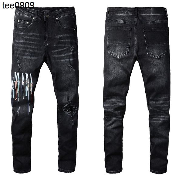 jeans fashionable spray paint colorful letters denim cotton youth black skinny jeans, Blue
jeans fashionable spray paint colorful letters denim cotton youth black skinny jeans, Blue
