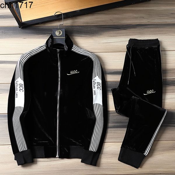 tracksuits golden velvet leisure sports suit men's 2021 fashion two-piece suit large size fashion, Gray
tracksuits golden velvet leisure sports suit men's 2021 fashion two-piece suit large size fashion, Gray