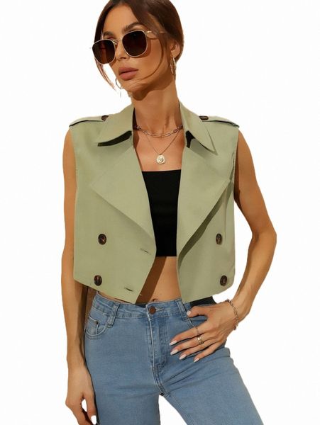women's trench coats epaulettes design double breasted vest trench coat j0wj#, Tan;black
women's trench coats epaulettes design double breasted vest trench coat j0wj#, Tan;black