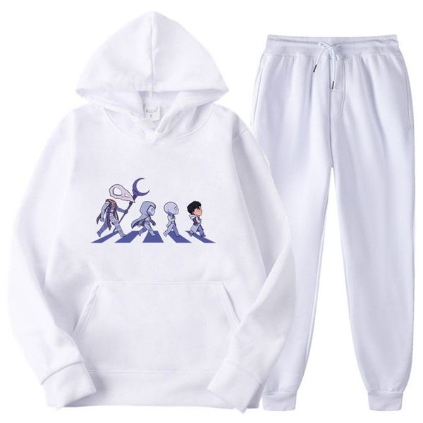 mens tracksuits the scarabs moon knight solid color men set casual mens fleece hoodies pants twopiece tracksuit trendy sportswear set 220906, Gray
mens tracksuits the scarabs moon knight solid color men set casual mens fleece hoodies pants twopiece tracksuit trendy sportswear set 220906, Gray