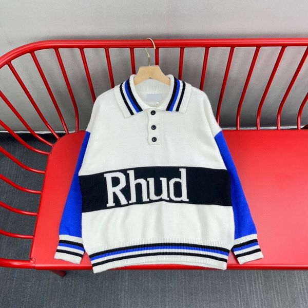 22fw autumn winter fashion men sweater europe america england embroidered letter polo sweater, White;black
22fw autumn winter fashion men sweater europe america england embroidered letter polo sweater, White;black