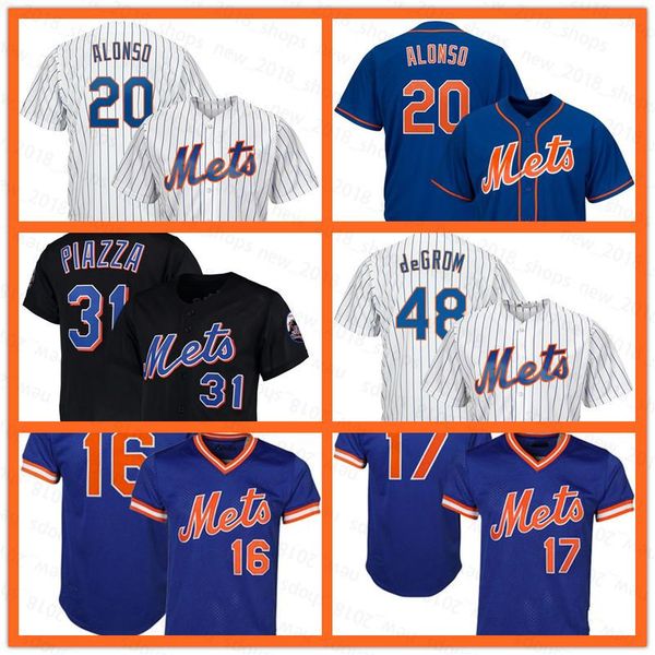 college wear mets jersey yoenis cespedes 34 noah syndergaard 20 pete alonso 17 keith hernandez 48 jacob degrom 31 mike piazza 16 dwight good, Black
college wear mets jersey yoenis cespedes 34 noah syndergaard 20 pete alonso 17 keith hernandez 48 jacob degrom 31 mike piazza 16 dwight good, Black