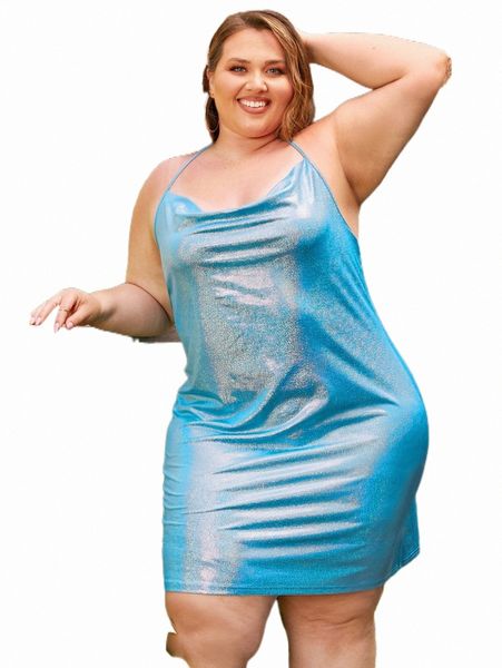 plus size dresses x srv plus draped collar tie back metallic halter dress without belt 54ef#, Black
plus size dresses x srv plus draped collar tie back metallic halter dress without belt 54ef#, Black