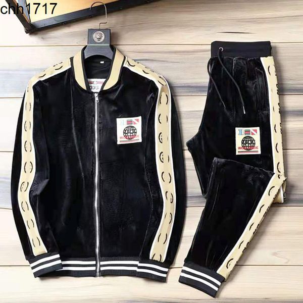 tracksuits golden velvet casual sportswear high-end men's and women's suit fashion two-piece suit large size fashion, Gray
tracksuits golden velvet casual sportswear high-end men's and women's suit fashion two-piece suit large size fashion, Gray