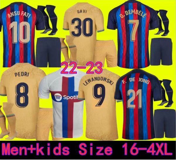 memphis pedri adama auba lewandowski soccer jersey ferran 22 23 ansu fati 22 23 gavi f. de jong dest kit shirt men kids sets barcelona, Black;yellow
memphis pedri adama auba lewandowski soccer jersey ferran 22 23 ansu fati 22 23 gavi f. de jong dest kit shirt men kids sets barcelona, Black;yellow