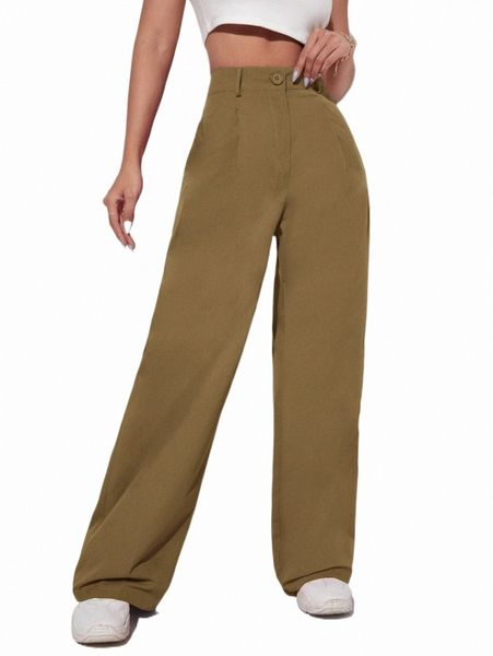 women's pants & capris solid wide leg pants 2022 new q0t2#, Black;white