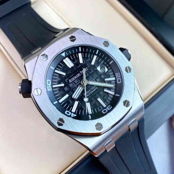 original order quality hard goods here minutes let you poison roya1 0ak offshore type model 15703 equipped with eta2836 movement 300m, Slivery;brown
original order quality hard goods here minutes let you poison roya1 0ak offshore type model 15703 equipped with eta2836 movement 300m, Slivery;brown