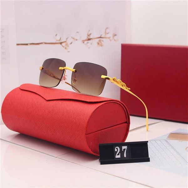2020 fashion sport black leopard glasses men's square lenses metal frame glasses women's rimless sunglasses and box l260f, White;black
2020 fashion sport black leopard glasses men's square lenses metal frame glasses women's rimless sunglasses and box l260f, White;black
