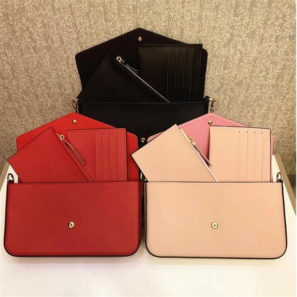 classic designer handbag pochette felicie bag genuine leather handbags shoulder clutch tote messenger shopping purse with box249y, Red;black
classic designer handbag pochette felicie bag genuine leather handbags shoulder clutch tote messenger shopping purse with box249y, Red;black