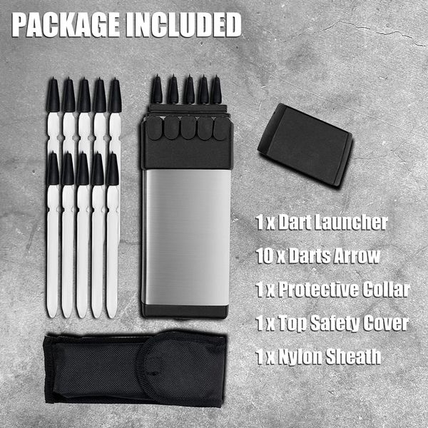 new ballistic dart gun launcher hunting tool shooting shooter practice darts self defense camping survival gift for men
new ballistic dart gun launcher hunting tool shooting shooter practice darts self defense camping survival gift for men