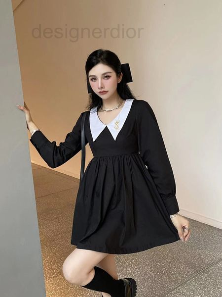casual dresses designer 2022ss early autumn french doll neck high waist design pull skirt dress 00hf, Black;gray
casual dresses designer 2022ss early autumn french doll neck high waist design pull skirt dress 00hf, Black;gray