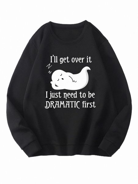women's hoodies & sweatshirts slogan & cartoon graphic thermal lined pullover 98ku#, Black
women's hoodies & sweatshirts slogan & cartoon graphic thermal lined pullover 98ku#, Black