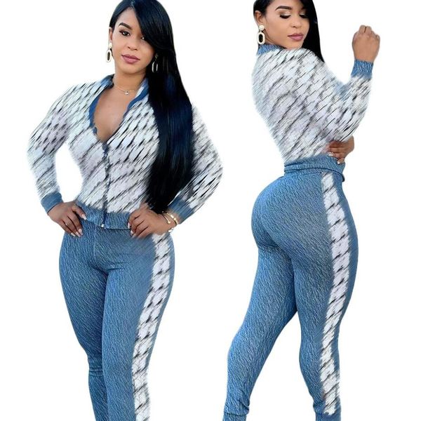 j2734 european and american women's tracksuits autumn new fashion personality casual printing two-piece set, Gray
j2734 european and american women's tracksuits autumn new fashion personality casual printing two-piece set, Gray