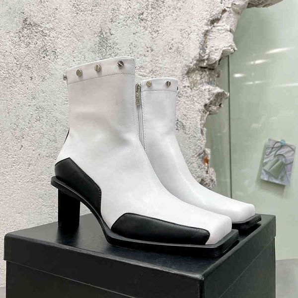 boots willow nail square head high heel color matching martin boots cool style zipper women's autumn and winter special chelsea short, Black
boots willow nail square head high heel color matching martin boots cool style zipper women's autumn and winter special chelsea short, Black