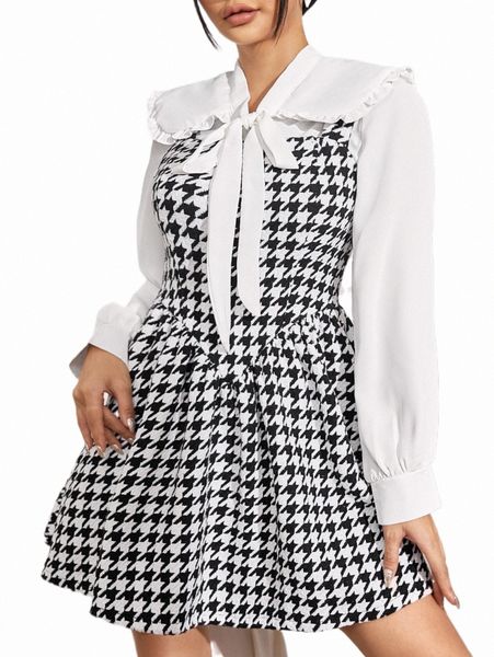 casual dresses houndstooth print cami dress without shirt j2fv#, Black;gray
casual dresses houndstooth print cami dress without shirt j2fv#, Black;gray