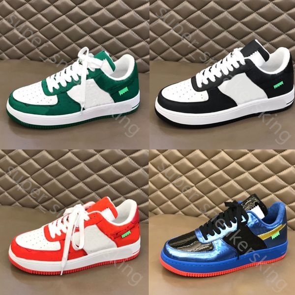 designer casual shoes men trainers joint sneakers classic leather printing chaussures platform skateboarding sneaker with box 38-46, Black
designer casual shoes men trainers joint sneakers classic leather printing chaussures platform skateboarding sneaker with box 38-46, Black