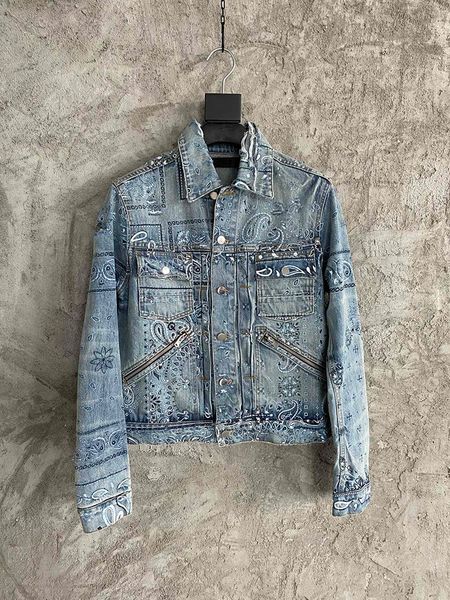 new men's printed denim jacket designer style cashew flower long sleeve casual fashion coats, Black;brown
new men's printed denim jacket designer style cashew flower long sleeve casual fashion coats, Black;brown