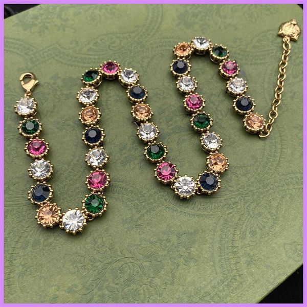 new fashion womens necklace luxury designer color diamond necklaces ladies designers jewelry gold color for party d21307l, Black
new fashion womens necklace luxury designer color diamond necklaces ladies designers jewelry gold color for party d21307l, Black