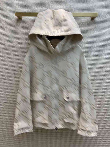 designer womens jacket jacquard pattern logo jacket fashion brand hooded zip trench coat luxury jackets women clothing, Black;brown
designer womens jacket jacquard pattern logo jacket fashion brand hooded zip trench coat luxury jackets women clothing, Black;brown