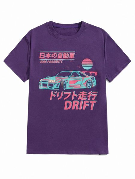 men's t-shirts romwe guys letter car graphic tee p4r3#, White;black
men's t-shirts romwe guys letter car graphic tee p4r3#, White;black