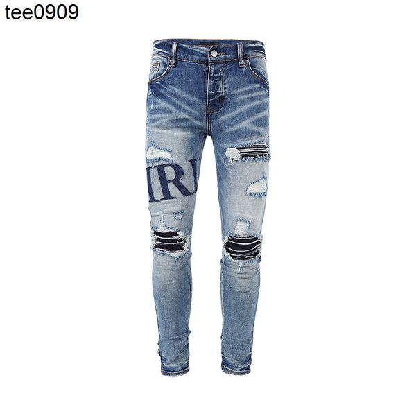 jeans embroidery stickers broken holes patchwork used washingjeans high street fashion brand, Blue
jeans embroidery stickers broken holes patchwork used washingjeans high street fashion brand, Blue