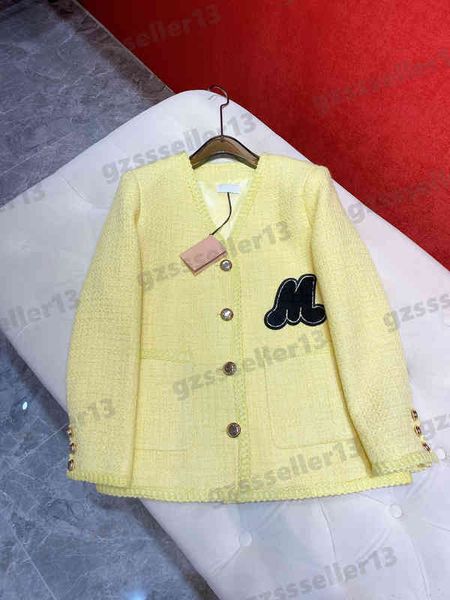 womens jacket letter logo embroidery tweed jacket fashion brand cardigan jackets designer women clothing 0912, Black;brown
womens jacket letter logo embroidery tweed jacket fashion brand cardigan jackets designer women clothing 0912, Black;brown