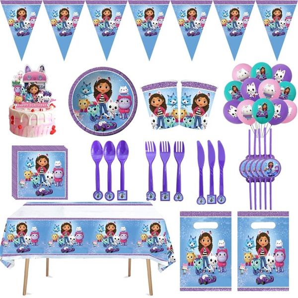 gabby dollhouse suit 20 people girls birthday party decorations cutlery set cups plates baby shower gifts doll house supplies300k
gabby dollhouse suit 20 people girls birthday party decorations cutlery set cups plates baby shower gifts doll house supplies300k
