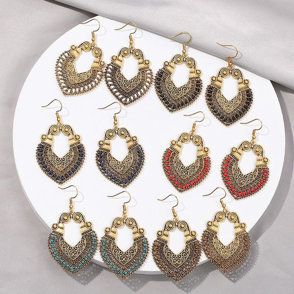 bohemian vintage fashion rope wrap dangle earrings for women carved hollow geometric drop earrings boho jewelry, Silver
bohemian vintage fashion rope wrap dangle earrings for women carved hollow geometric drop earrings boho jewelry, Silver