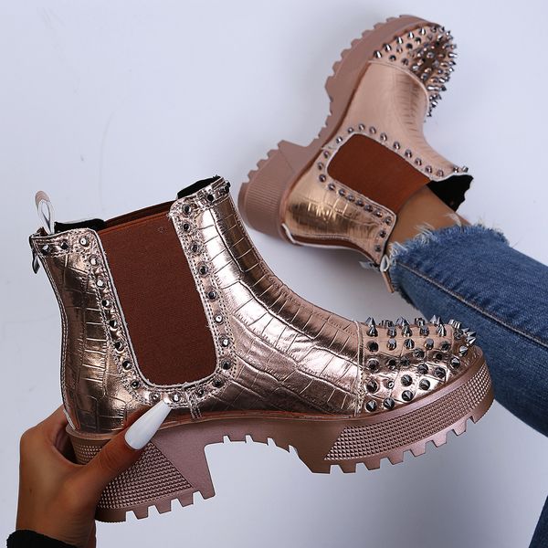 2022 rivet martin boots european american thick heel high heel women fashion short boot plus size 36-42, Black
2022 rivet martin boots european american thick heel high heel women fashion short boot plus size 36-42, Black